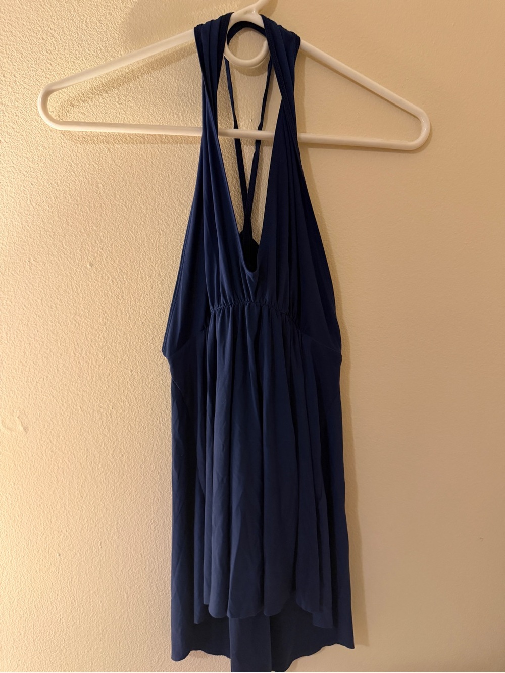 Express Navy Blue Halter Camisole